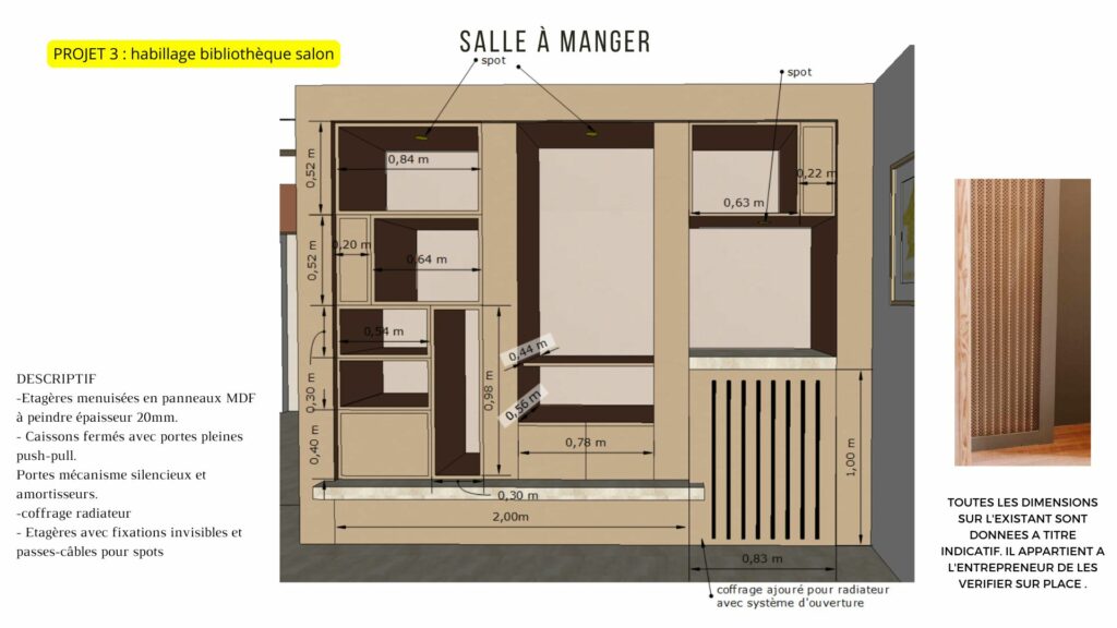 Mobilier sur mesure